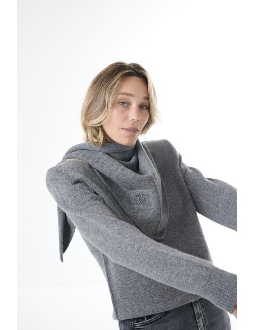 Écharpe ROLLON - Gris foncé