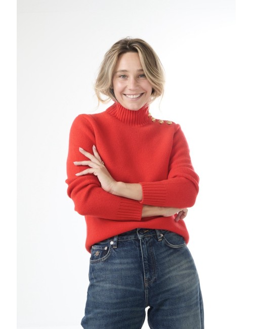 Pull MAILLON - Rouge vif