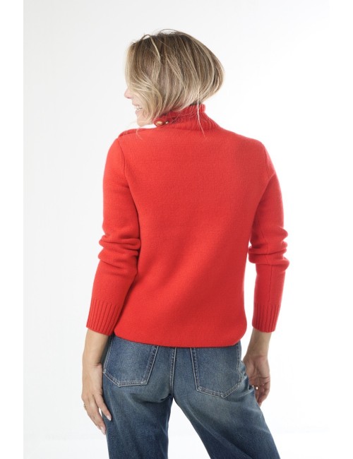 Pull MAILLON - Rouge vif