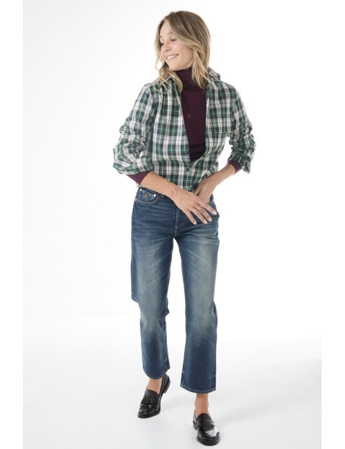 Chemise CHIARA - Carreaux verts