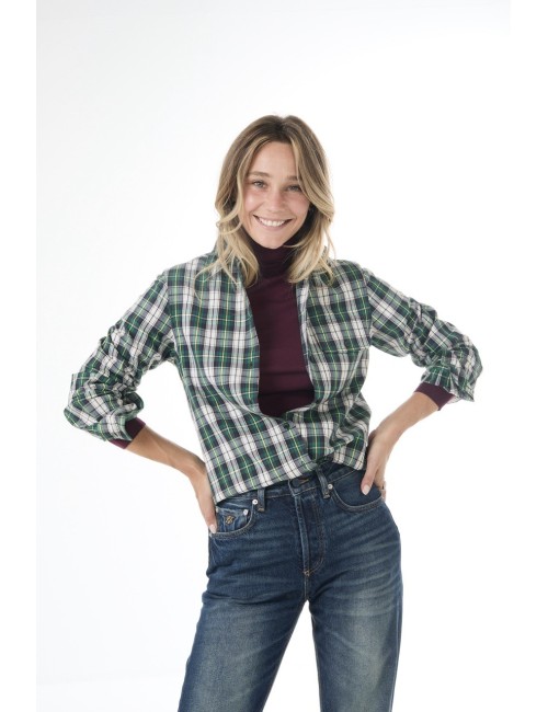 Chemise CHIARA - Carreaux verts