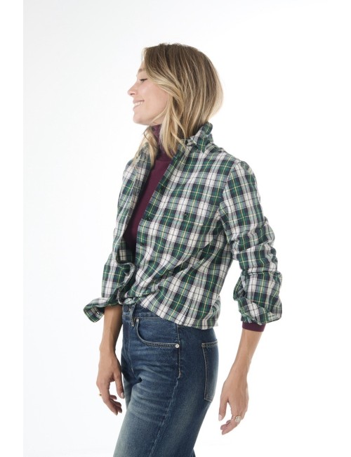 Chemise CHIARA - Carreaux verts