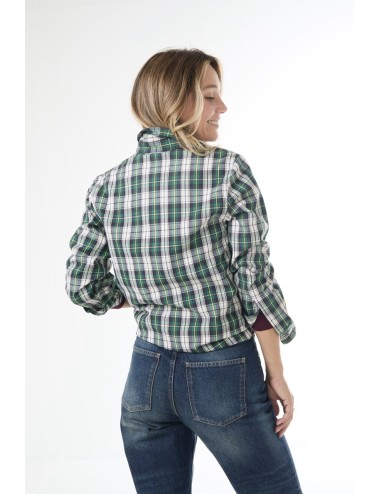 Chemise CHIARA - Carreaux verts