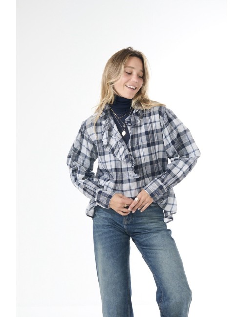 Chemise PHO - Carreaux bleus