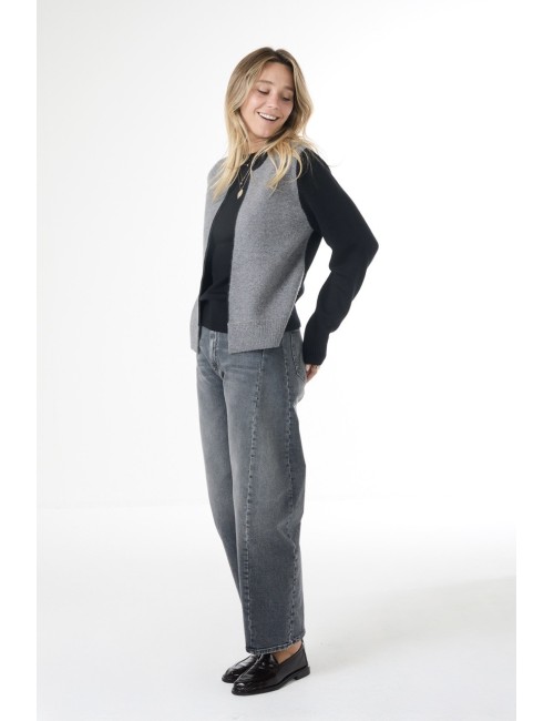 Cardigan ARLES - Gris, Noir