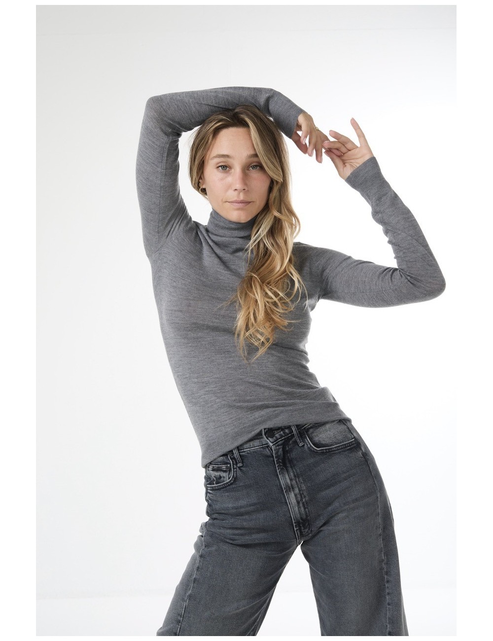 Pull WATER - Gris moyen