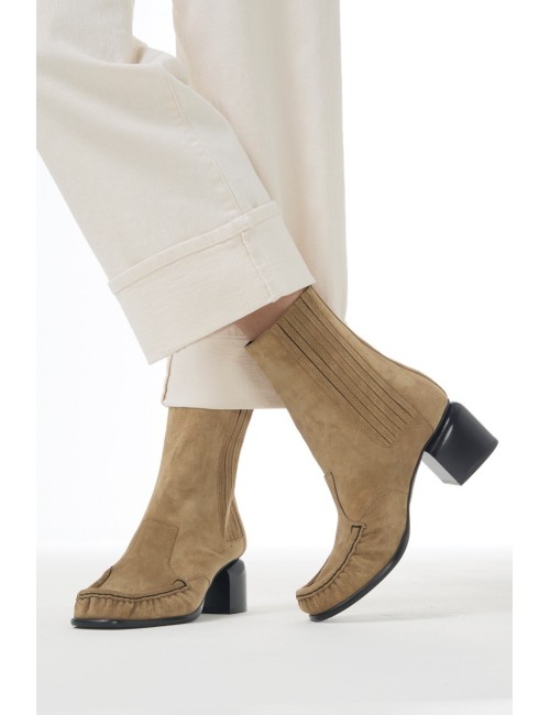 ROMY boots suedé - Sand