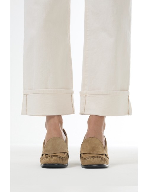 ROMY mocassins à talons - Sand