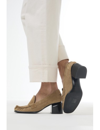 ROMY mocassins à talons - Sand