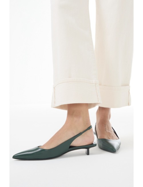 Escarpins Slingback STELLA - Dark green