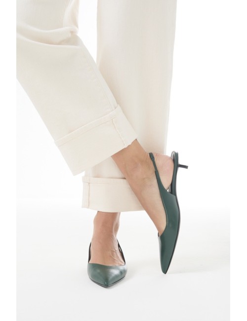 Escarpins Slingback STELLA - Dark green