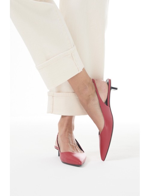 Escarpins Slingback STELLA - Red