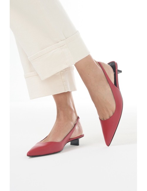 Escarpins Slingback STELLA - Red