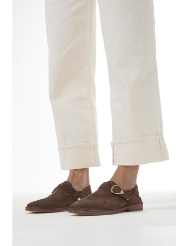 Slippers LUCCA Daim - Chocolat