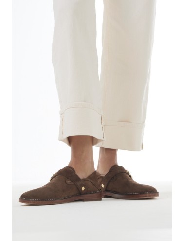 Slippers LUCCA Daim - Chocolat
