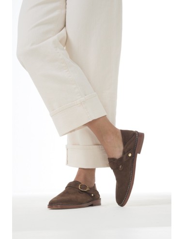 Slippers LUCCA Daim - Chocolat