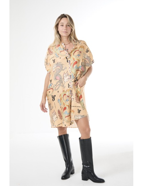 Top CASABLANCA - Mix Dragon / Blush