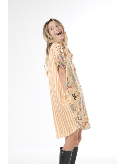 Top CASABLANCA - Mix Dragon / Blush