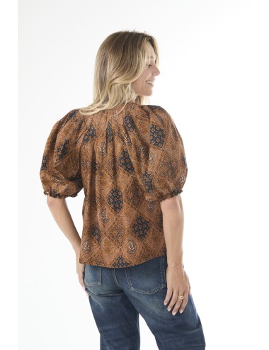 Top MOORLAND - Imprimé Bandana Geo