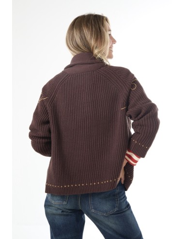 Cardigan LASSO LODGE - Umber