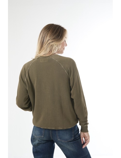 Sweat COLLEGE  - Army sombre, Logo RODEO STAR