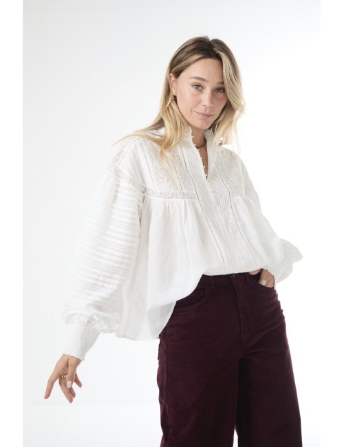 Blouse DAHLIA - Blanc