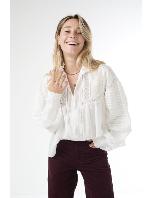 Blouse DAHLIA - Blanc