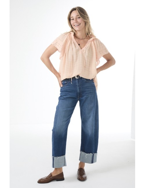 Blouse VALENTIN - Pêche