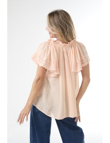 Blouse VALENTIN - Pêche