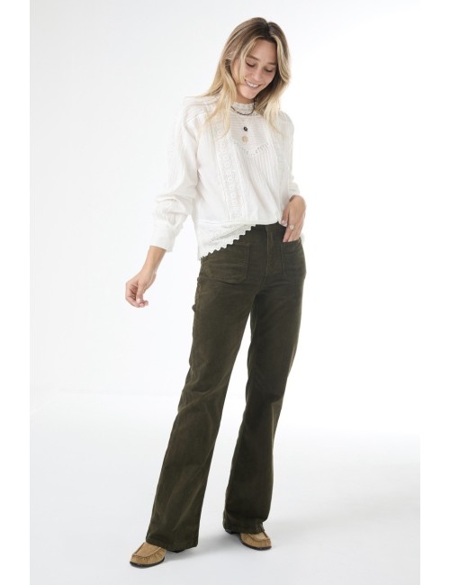 Pantalon DOMPAY - Vert foncé