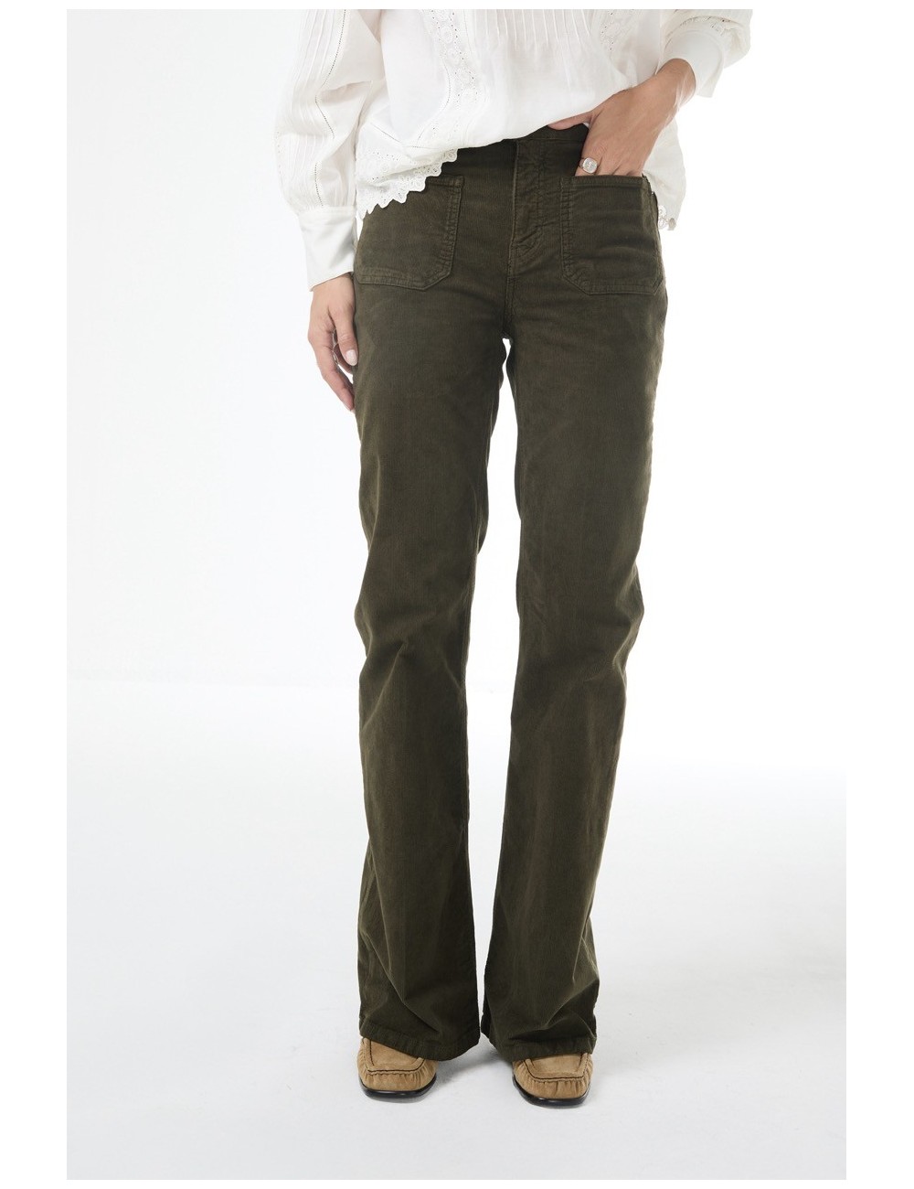 Pantalon DOMPAY - Vert foncé