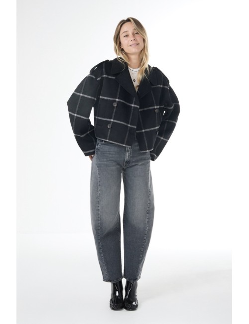 Veste BERAN - Noir / Blanc