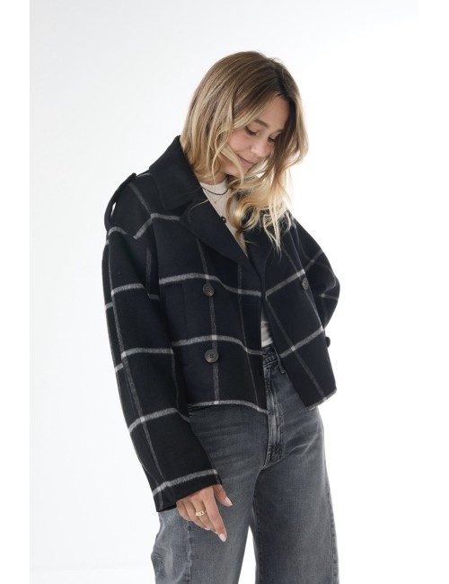 Veste BERAN - Noir / Blanc