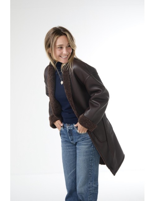 Manteau FERLY - Marron