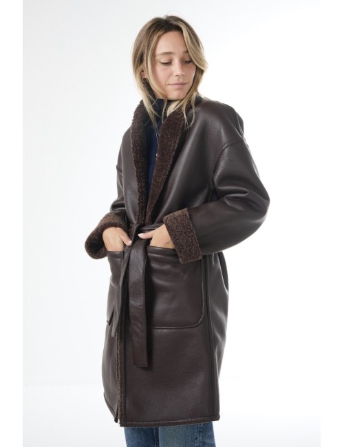 Manteau FERLY - Marron
