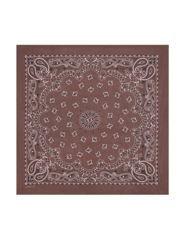 Bandana en soie - Chocolat