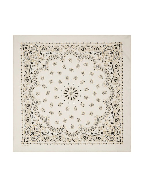 Bandana en soie - Crème