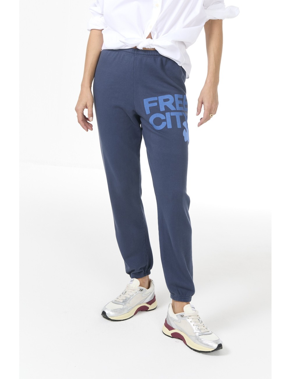 Large Sweatpant - Moonshrooms Blue