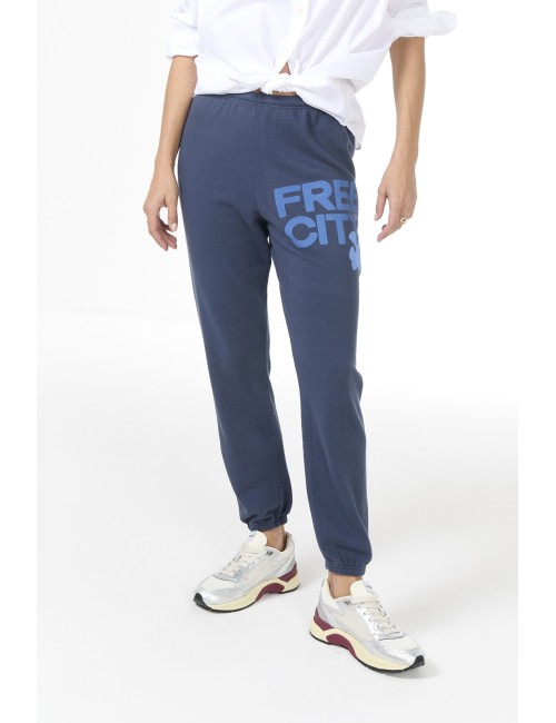 Large Sweatpant - Moonshrooms Blue