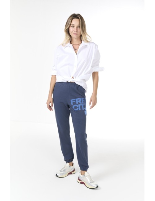 Large Sweatpant - Moonshrooms Blue