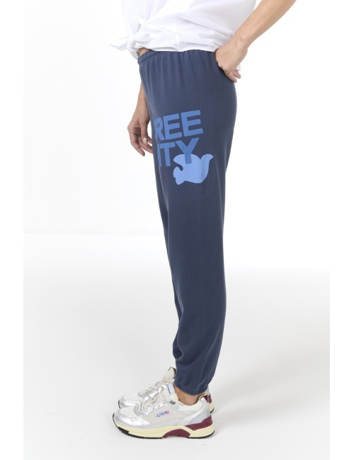 Large Sweatpant - Moonshrooms Blue