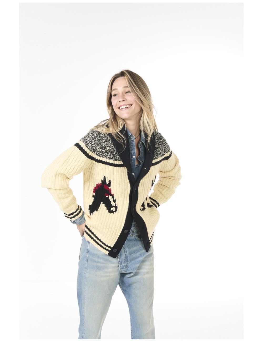 Cardigan RODEO - Butter