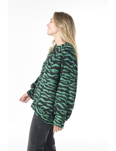 Jumper BROOKLYN - Zébré, Vert forêt