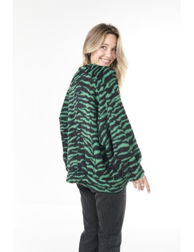 Jumper BROOKLYN - Zébré, Vert forêt