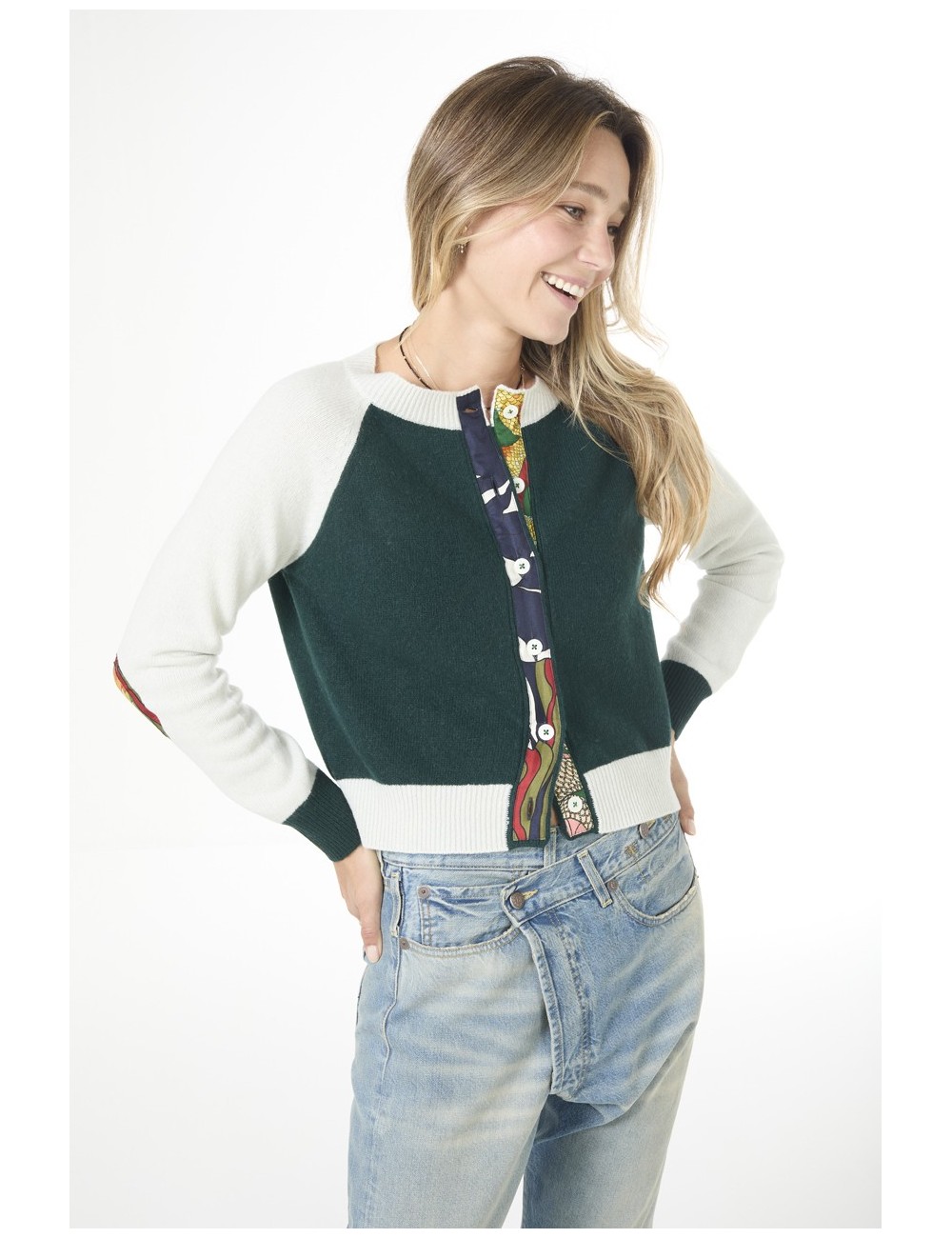 Cardigan court LORIENT - Mix Vert
