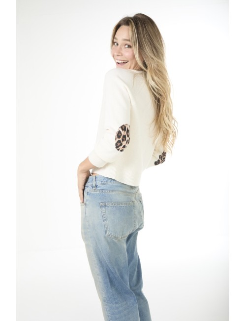 Pull RAS DU COU - Écru