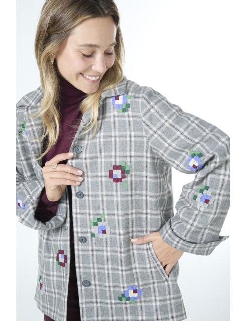 Veste 7XMR-41 - Carreaux gris