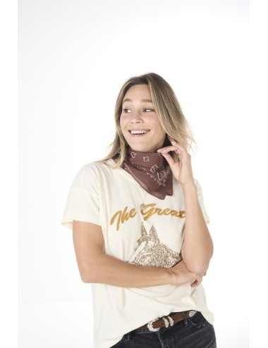 Bandana en soie - Chocolat