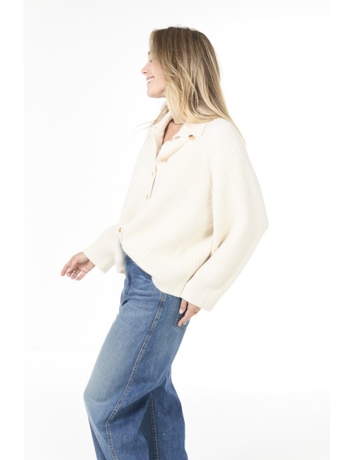 Cardigan DERYL - Ivoire
