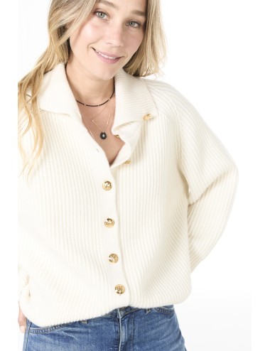 Cardigan DERYL - Ivoire